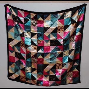 COACH 100% silk scarf